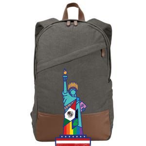 Diverse Statue Of Liberty Cotton Canvas Backpack