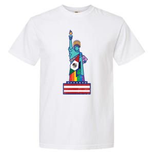 Diverse Statue Of Liberty Garment-Dyed Heavyweight T-Shirt