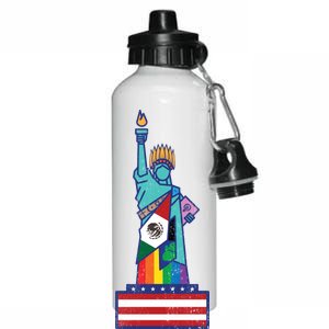 Diverse Statue Of Liberty Aluminum Water Bottle