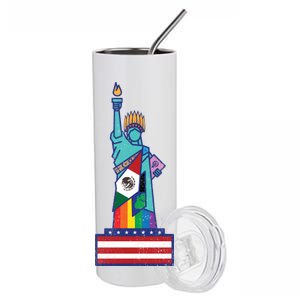 Diverse Statue Of Liberty Stainless Steel Tumbler