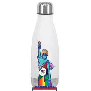 Diverse Statue Of Liberty Stainless Steel Insulated Water Bottle