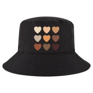 Diversity Skintones Hearts  Cool Comfort Performance Bucket Hat