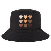 Diversity Skintones Hearts  Cool Comfort Performance Bucket Hat