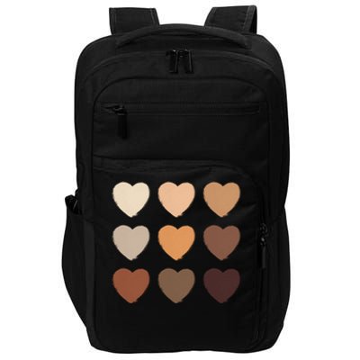 Diversity Skintones Hearts  Impact Tech Backpack