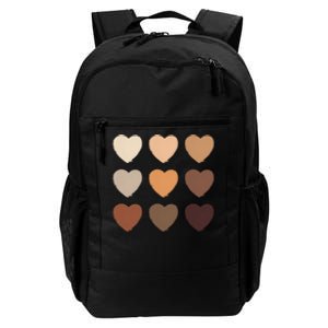 Diversity Skintones Hearts  Daily Commute Backpack