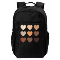 Diversity Skintones Hearts  Daily Commute Backpack