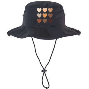 Diversity Skintones Hearts  Legacy Cool Fit Booney Bucket Hat