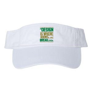 Design Is Where Science And Art Break Even Valucap Bio-Washed Visor