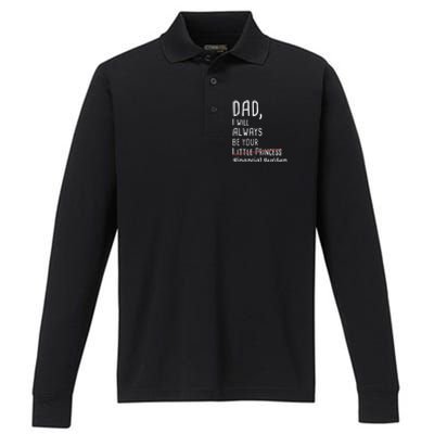 Dad I Will Always Be Your Financial Burden Performance Long Sleeve Polo