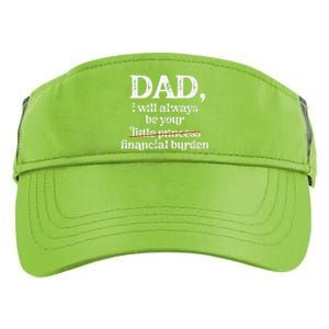 Dad I Will Always Be Your Financial Burden Funny Dad Adult Drive Performance Visor