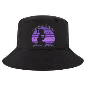 Dandelion I Wear Purple For My Mom Alzheimers Awareness Cool Comfort Performance Bucket Hat