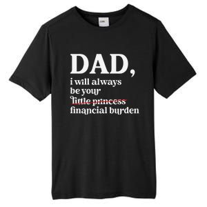 Dad I Will Always Be Your Financial Burden Funny Dad Tall Fusion ChromaSoft Performance T-Shirt