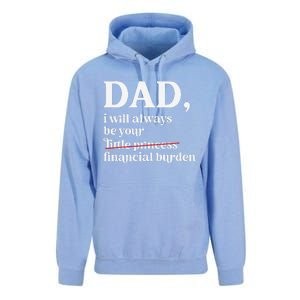 Dad I Will Always Be Your Financial Burden Funny Dad Unisex Surf Hoodie