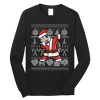 Dabbing Irish Wolfhound Dab Dance Funny Dog Christmas Gift Long Sleeve Shirt