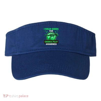 Dinosaur I Wear Green For Cerebral Palsy Awareness Gift Visor