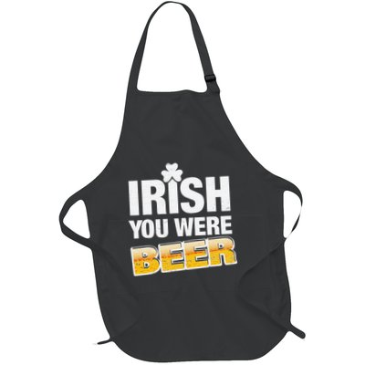 Drinking Irish You Were Beer Lover St Patrick Day Apron