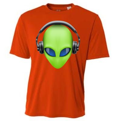 DJ Alien Headphones Cooling Performance Crew T-Shirt