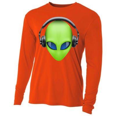 DJ Alien Headphones Cooling Performance Long Sleeve Crew