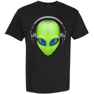 DJ Alien Headphones Garment-Dyed Heavyweight T-Shirt