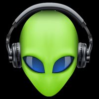 DJ Alien Headphones T-Shirt