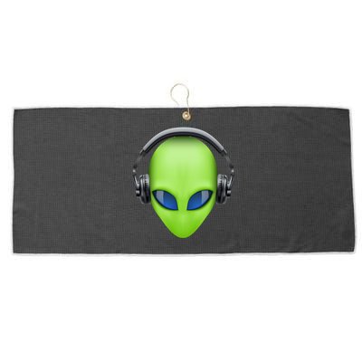 DJ Alien Headphones Large Microfiber Waffle Golf Towel