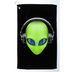 DJ Alien Headphones Platinum Collection Golf Towel