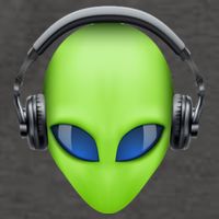DJ Alien Headphones Vector Backpack