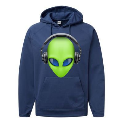 DJ Alien Headphones Performance Fleece Hoodie