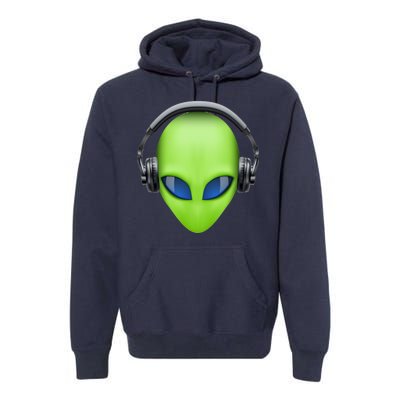 DJ Alien Headphones Premium Hoodie