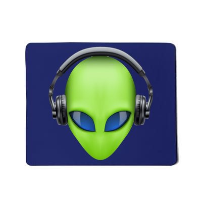 DJ Alien Headphones Mousepad