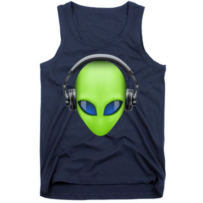 DJ Alien Headphones Tank Top