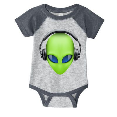 DJ Alien Headphones Infant Baby Jersey Bodysuit