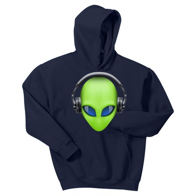 DJ Alien Headphones Kids Hoodie