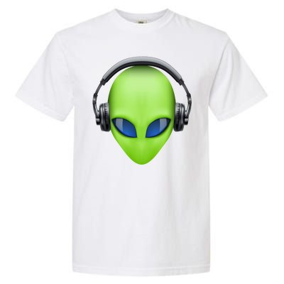 DJ Alien Headphones Garment-Dyed Heavyweight T-Shirt