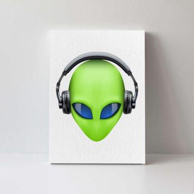 DJ Alien Headphones Canvas