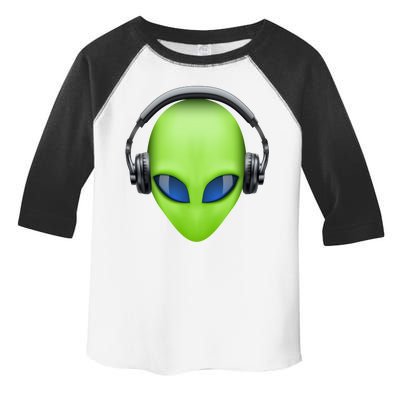 DJ Alien Headphones Toddler Fine Jersey T-Shirt