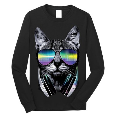 DJ Cat Long Sleeve Shirt