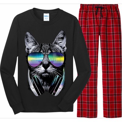 DJ Cat Long Sleeve Pajama Set