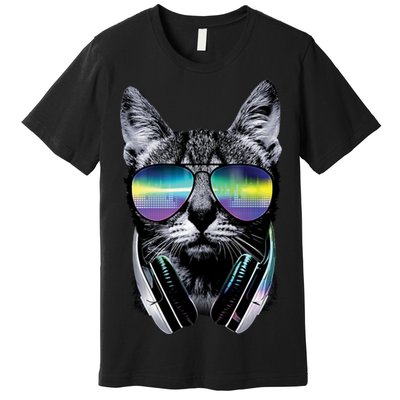 DJ Cat Premium T-Shirt