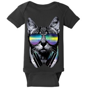 DJ Cat Baby Bodysuit