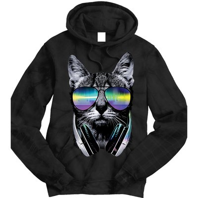 DJ Cat Tie Dye Hoodie