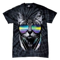 DJ Cat Tie-Dye T-Shirt