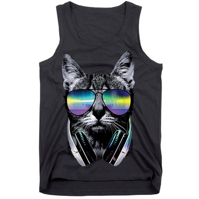 DJ Cat Tank Top