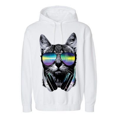 DJ Cat Garment-Dyed Fleece Hoodie