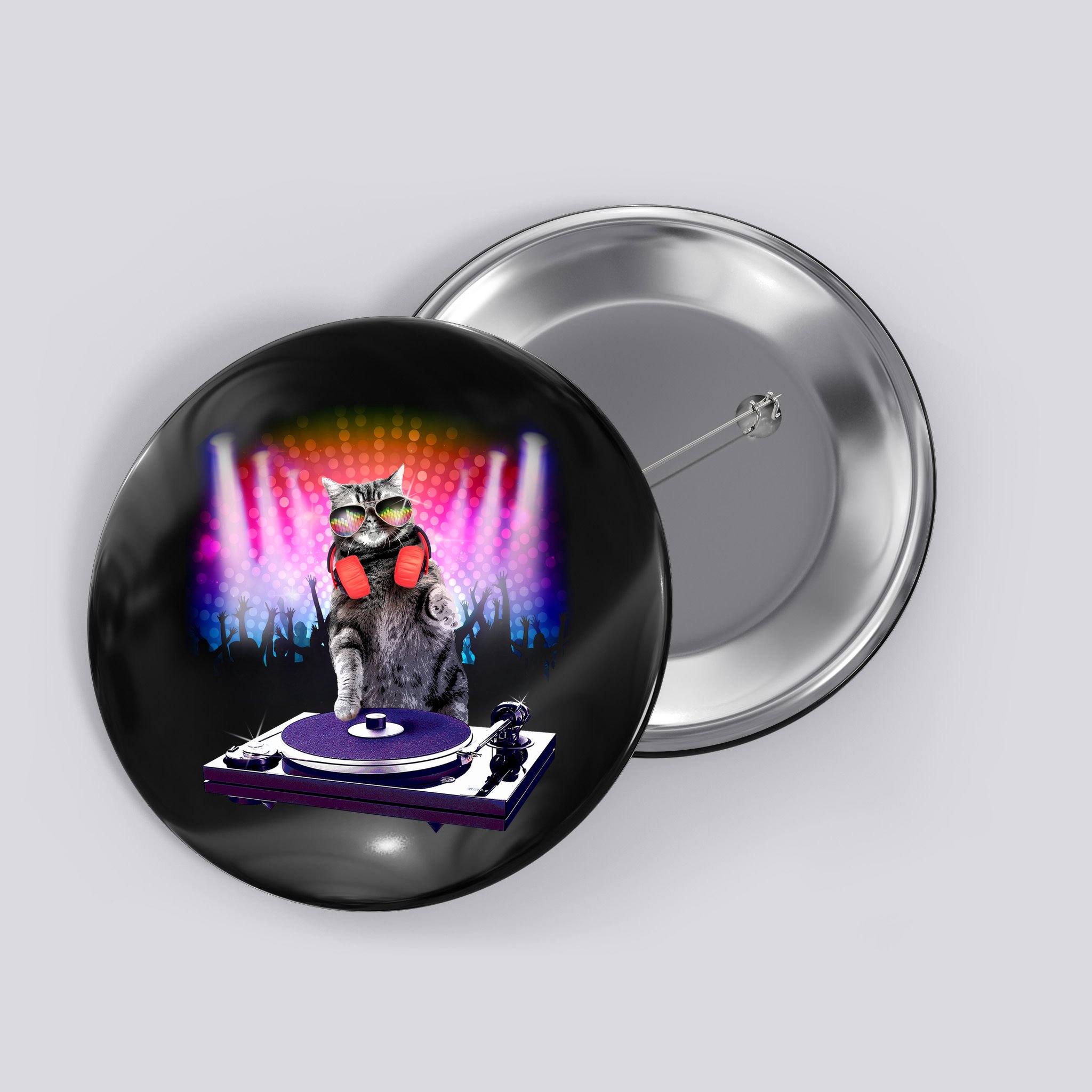 DJ Cat Turntable Mixer Button