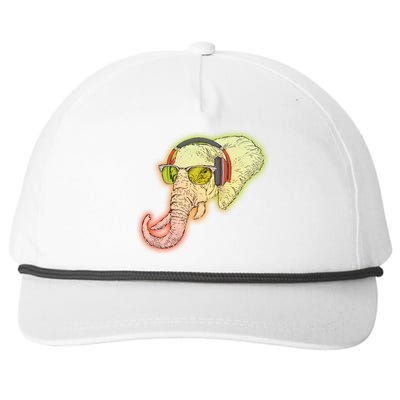 DJ Elephant Snapback Five-Panel Rope Hat