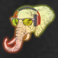 DJ Elephant Adult Drive Performance Visor