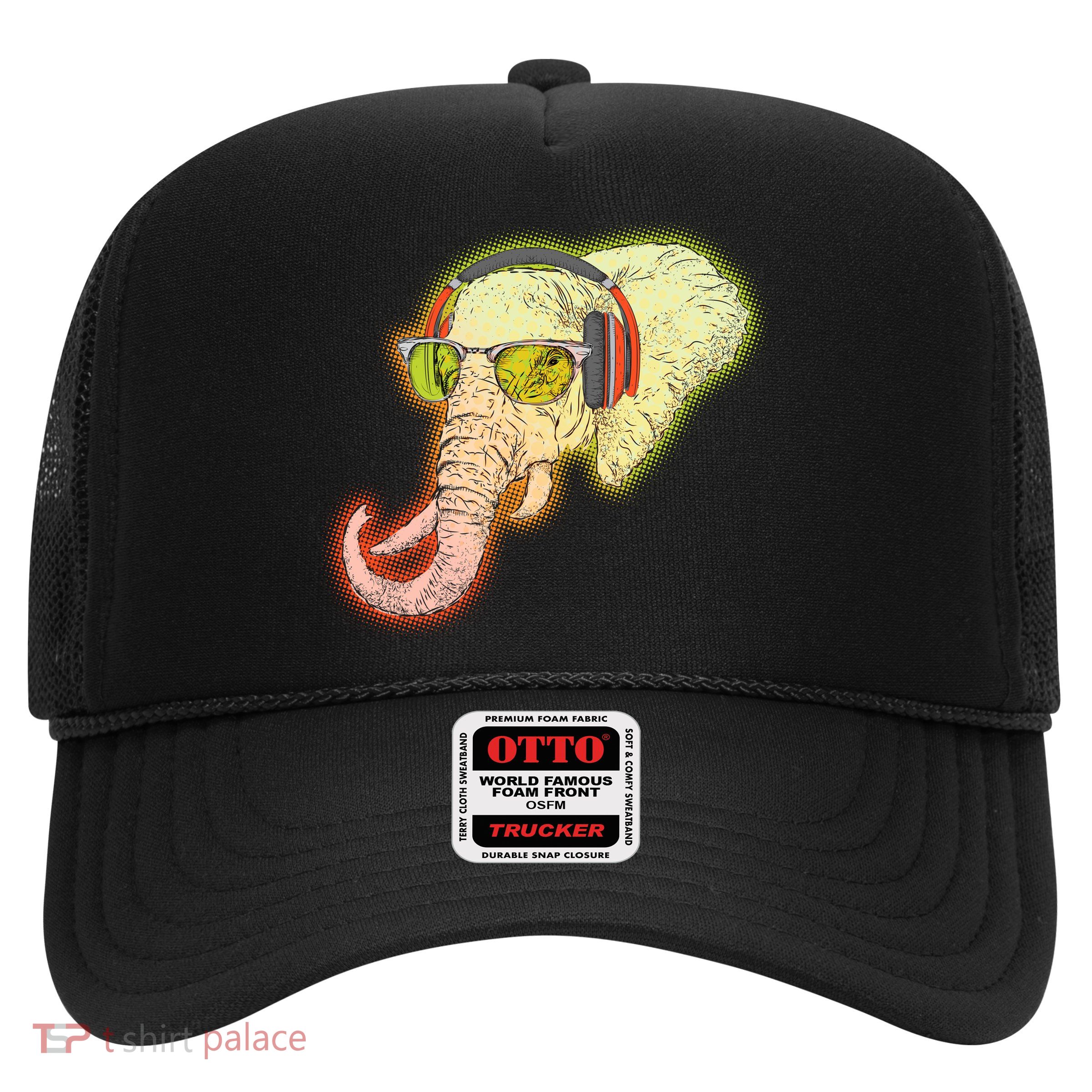 DJ Elephant Trucker Hat