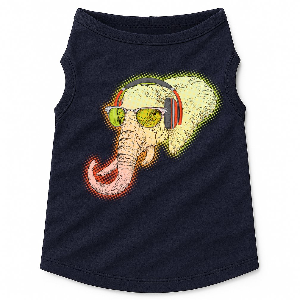 DJ Elephant Doggie Tank