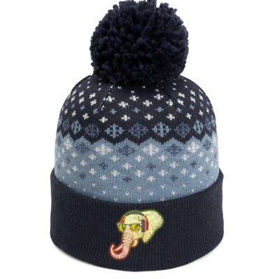 DJ Elephant The Baniff Cuffed Pom Beanie